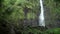 Girl near Fautaua Waterfall.