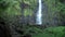 Girl near Fautaua Waterfall.