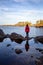 Girl on the Pacific Ocean Coast on Vancouver Island