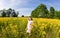 Girl Picking Flowers