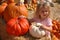 Girl pumpkins