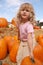 Girl pumpkins 2