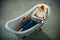 Girl relax in bathtub with laptop keep blog. Agile business and communication. Buy online and digital marketing