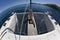 Girl relaxing on a catamaran - South Pacific