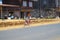 Girl riding a bicycle, Laos