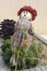 Girl Scarecrow, Kitchen Garden, Adelaide Botanic Garden