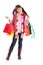 Girl with shopping bags