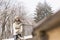 Girl sitting on a seesaw