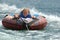 Girl Smiles Aboard Water Tube