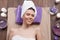 Girl Spa massage sauna relaxation bath