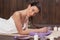 Girl Spa massage sauna relaxation bath