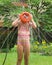 Girl with Sprinkler