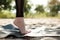 Girl standing on the mat yoga legs