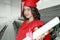 Girl student with diploma-