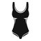 Girl swimsuit icon, simple style