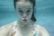 Girl Underwater Expressions