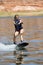 Girl Wakeboarding at Lake Powe