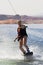 Girl Wakeboarding at Lake Powell