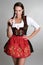 Girl Wearing Dirndl