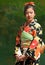 Girl Wearing Japanese Kimono