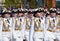 Girls-cadets of the Military University and Volsky military Institute of material support named after A. Khrulyov on rehearsal of