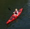 Girls in canoe