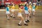 Girls dance step at IX World Dance Olympiad