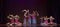 Girls dance troupe on stage
