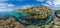 Girls dive on Baunty beach, cape Fiolent in Sevastopol, Crimea on a background of rocky shores. The concept of an travel, relax,