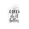 Girls do it better. Feminism quote, woman motivational slogan. lettering. Vector design.