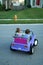 Girls driving car