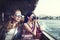 Girls Friendship Hangout Traveling Holiday Photography Concept