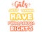 Girls just wanna have fundamental rights