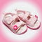 Girls pink sandals