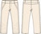 Girls and Teen Wear Pant with Stripe and Frills on Side