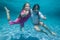 Girls Underwater Fun