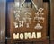 Girls on Woman wooden sign