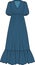 Girls and Women Woven Long Dress with Half Sleeves