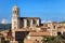 Girona Cityscape With Cathedral Of Saint Mary