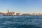 Giudecca Canal of the island of San Georgio Maggiore, campanile and church