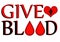 Give Blood, Donate Concept