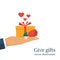 Give gifts vector