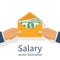 Give a salary. vector