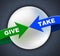 Give Take Arrows Shows Donated Proffer And Taking