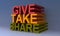 Give Take Share Sign