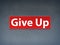 Give Up Red Banner Abstract Background