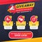 Giveaway steps for social media contest design