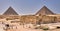 Giza Plateau with the Great Sphinx and the Giza pyramid complex