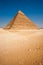 Giza Pyramid Khafre Desert Empty Vertical