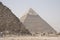 Giza pyramids, next to Cairo in Egypt, Africa.
